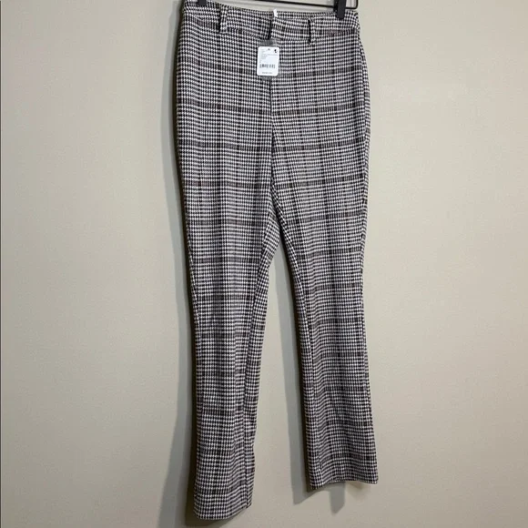 Free People NWT Molly Houndstooth plaid trousers pants size 4 - Picture 3 of 9